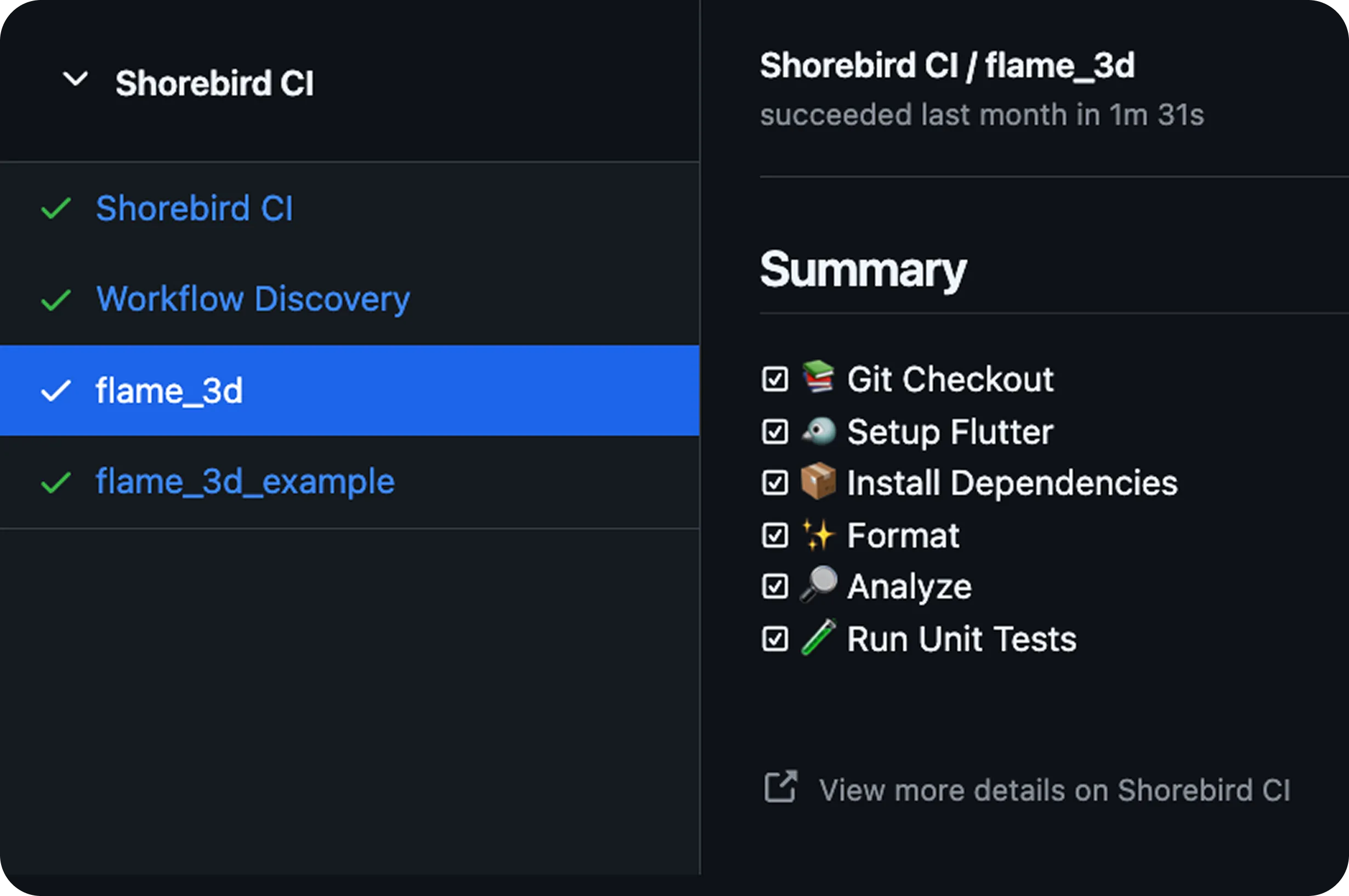 An example of Patchwing checks